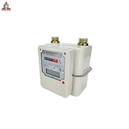 Identification method of safety markings on steel shell mechanical gas meters